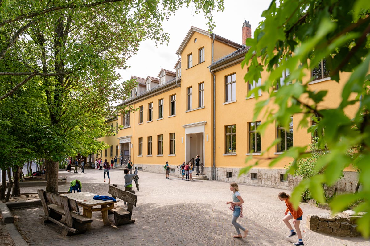 Schulgebäuder der Waldorfschule Weimar